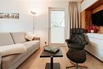 Wohnzimmer - Appartement Kranich - Top-Hundeurlaub