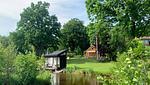 Naturteich auf dem Grundstück des Chalet Hjortblick - Chalet Hjortblick - Top-Hundeurlaub