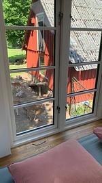 Gartenblick vom Chalet Hjortblick - Chalet Hjortblick - Top-Hundeurlaub