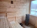 Finnische Sauna auf der Dammwildfarm beim Chalet Hjortblick - Chalet Hjortblick - Top-Hundeurlaub