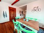 Essbereich im Wohnzimmer der Villa Hjortlund Ferienhaus in Tyringe - Hus Hjortlund - Top-Hundeurlaub