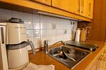 Küche / Küchenzeile - Appartement Zum Leuchtturm Whg. 8 - Top-Hundeurlaub