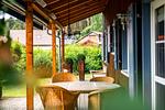 Ferienhaus Kathi in Jabel Terasse mit Essbereich - Kathi - Top-Hundeurlaub