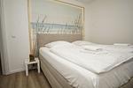 Schlafzimmer - FeWo 18: strandnah, Terrasse - Top-Hundeurlaub