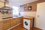 Küche / Küchenzeile - Appartement Tümmelkoje - Top-Hundeurlaub