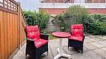 Terrasse - Ferienwohnung Strandkorb - Top-Hundeurlaub