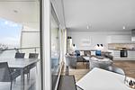 Wohnzimmer - Ferienwohnung "Meersicht Ostseezeit" Marina Wendtorf - Top-Hundeurlaub