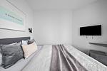 Schlafzimmer - Ferienwohnung "Meersicht Ostseezeit" Marina Wendtorf - Top-Hundeurlaub