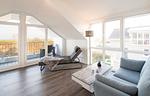 Wohnzimmer - Haus Nr. 06, Ferienhaus Deichgraf - Top-Hundeurlaub
