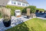 Terrasse - Ringhoog-Hüs, Whg. 4 "Heideblick" - Top-Hundeurlaub