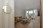 Wohnzimmer - FeWo12: Balkon, Sauna, Schwimmbad - Top-Hundeurlaub