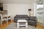 Wohnzimmer - FeWo13: Balkon - Top-Hundeurlaub
