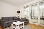 Wohnzimmer - FeWo13: Balkon - Top-Hundeurlaub
