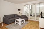 Wohnzimmer - FeWo13: Balkon - Top-Hundeurlaub