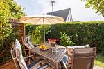 Terrasse - Strandferienwohnung Trixi 2 - Top-Hundeurlaub