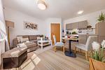 Wohnzimmer - Strandferienwohnung Trixi 2 - Top-Hundeurlaub