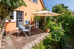 Terrasse - Strandferienwohnung Trixi 2 - Top-Hundeurlaub