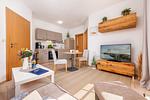 Wohnzimmer - Strandferienwohnung Trixi 2 - Top-Hundeurlaub