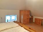 Schlafzimmer - Doppelhaushälfte Nr. 2 im Feriengarten - Top-Hundeurlaub