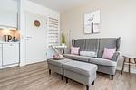 Wohnzimmer - Möwennest App. 18 - Top-Hundeurlaub