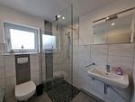 Badezimmer - Ferienwohnung Nordwind Neßmersiel - Top-Hundeurlaub