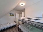 Schlafzimmer - Ferienwohnung Nordwind Neßmersiel - Top-Hundeurlaub
