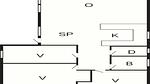 FloorPlan - Ferienhaus für 7 Personen (70 m²) in Nexø - Top-Hundeurlaub