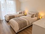 Schlafzimmer - Ferienwohnung Traumzeit Residenz Olpenitz - Top-Hundeurlaub