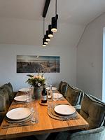 Wohnzimmer - Ferienwohnung Traumzeit Residenz Olpenitz - Top-Hundeurlaub