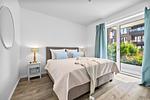 Schlafzimmer - Ferienwohnung "Ankerplatz" Baltique Travemünde - Top-Hundeurlaub