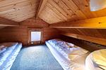 Schlafboden mit freundlicher Atmosphäre und viel Tageslicht auf der Insel Usedom - Ferienwohnung Reimann - Top-Hundeurlaub