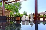 Idyllischer Sitzplatz auf der Terrasse zum Frühstücken an der frischen Ostseeluft - Ferienwohnung Reimann - Top-Hundeurlaub