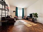 Wohnzimmer - Wohnperle Oskar06 - zentral, Parkplatz - Top-Hundeurlaub
