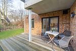 Terrasse - Ferienwohnung Die Ostseer Damp - Top-Hundeurlaub