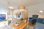 Wohnzimmer - Ferienwohnung Die Ostseer Damp - Top-Hundeurlaub