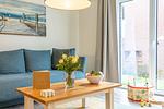 Wohnzimmer - Ferienwohnung Die Ostseer Damp - Top-Hundeurlaub