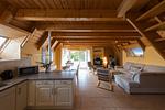 Wohnzimmer - Ferienhaus "Seestern" Mellumplate 30 - Top-Hundeurlaub