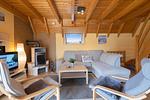 Wohnzimmer - Ferienhaus "Seestern" Mellumplate 30 - Top-Hundeurlaub
