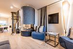 Wohnzimmer - Ferienhaus Hafen27 – Sea Side - Top-Hundeurlaub