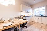 Küche / Küchenzeile - Ferienhaus Hafen27 – Sea Side - Top-Hundeurlaub