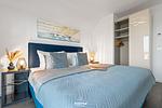 Schlafzimmer - Ferienwohnung Nordseeresort 19b Fischers Koje Büsum - Top-Hundeurlaub