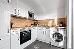 Küche / Küchenzeile - Ferienwohnung Nordseeresort 19b Fischers Koje Büsum - Top-Hundeurlaub