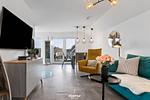 Wohnzimmer - Ferienwohnung Nordseeresort 19b Fischers Koje Büsum - Top-Hundeurlaub