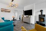 Wohnzimmer - Ferienwohnung Nordseeresort 19b Fischers Koje Büsum - Top-Hundeurlaub
