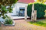 Terrasse - Haus Strandlust Apartment 1 - Top-Hundeurlaub