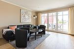 Wohnzimmer - Haus Muschelsucher, Birkenstraße 7a, App. 6 - Top-Hundeurlaub