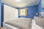 Schlafzimmer - Haus Muschelsucher, Birkenstraße 7a, App. 1 - Top-Hundeurlaub