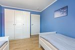 Schlafzimmer - Haus Muschelsucher, Birkenstraße 7a, App. 5 - Top-Hundeurlaub