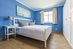 Schlafzimmer - Haus Muschelsucher, Birkenstraße 7a, App. 2 - Top-Hundeurlaub