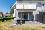 Terrasse - Haus Muschelsucher, Birkenstraße 7a, App. 2 - Top-Hundeurlaub